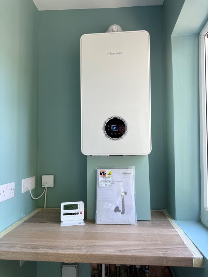 Boiler change in Abingdon by KG Plumbing and heating