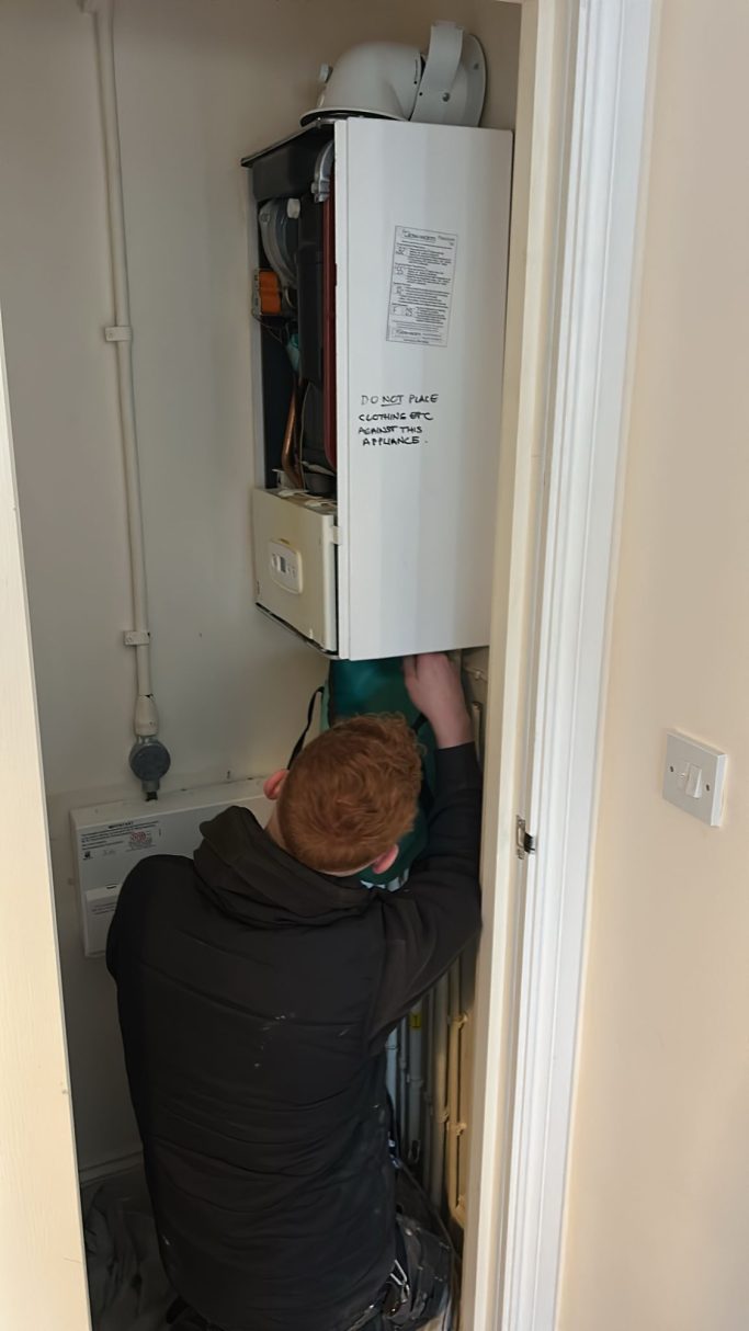 Boiler change in Abingdon by KG Plumbing and heating